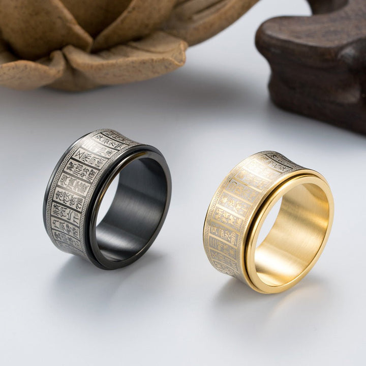 Fortune Lotus Dominant Energy Men’s Ring – Power, Grounding &amp; Inner Confidence – Rings for tags