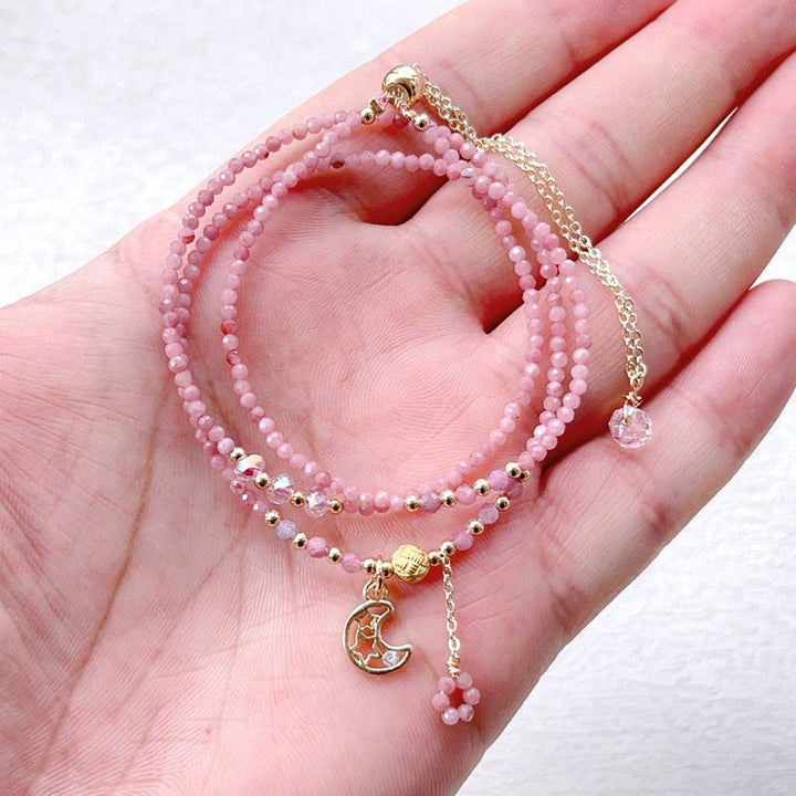 Fortune Lotus Natural Opal Women’s Bracelet – 3mm Beads for Love, Harmony &amp; Emotional Balance – Bracelet for tags