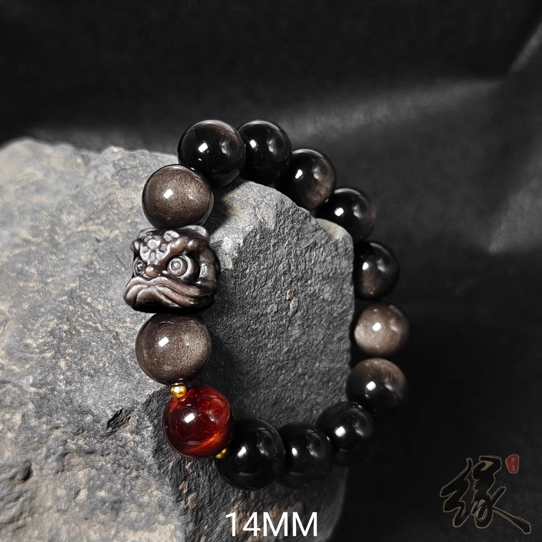 Fortune Lotus Women's Retro Easy Matching Natural Silver Stone Bracelet – Bracelet for tags